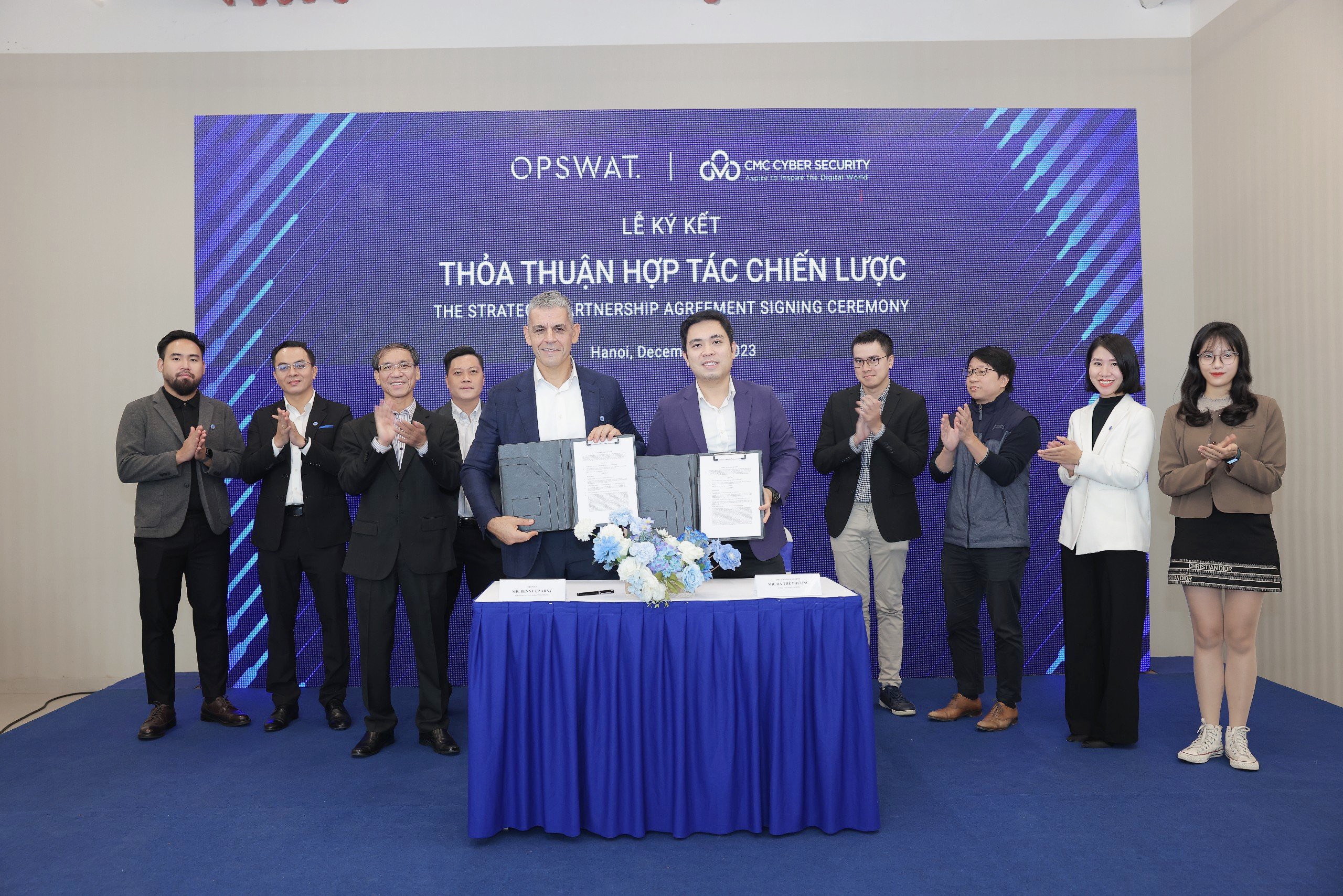 CMC Cyber Security "shakes hands" with international security partner OPSWAT
